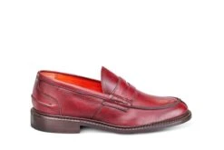 Eva Penny Loafer - Burgundy Cutter