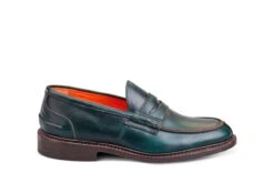 Eva Penny Loafer - Green Cutter