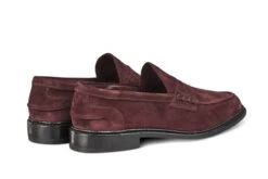 Adam Penny Loafer - Barolo Suede -R E Tricker Ltd adam penny loafer barolo suede 100138