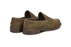 Adam Penny Loafer - Earth Suede -R E Tricker Ltd adam penny loafer earth suede 334063
