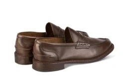 Adam Penny Loafer - Espresso Burnished -R E Tricker Ltd adam penny loafer espresso burnished 303584