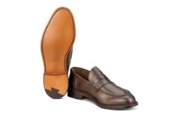 Adam Penny Loafer - Espresso Burnished -R E Tricker Ltd adam penny loafer espresso burnished 431839