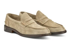 Adam Penny Loafer - Sand Suede -R E Tricker Ltd adam penny loafer sand suede 564594