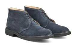 Aldo Chukka Boot - Navy Eco Buck -R E Tricker Ltd aldo chukka boot navy eco buck 625223