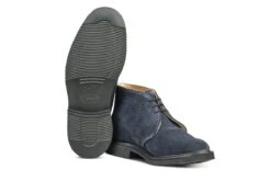 Aldo Chukka Boot - Navy Eco Buck -R E Tricker Ltd aldo chukka boot navy eco buck 681023