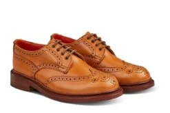 Anne Brogue Country Shoe - ACORN ANTIQUE -R E Tricker Ltd anne brogue country shoe acorn antique 150384
