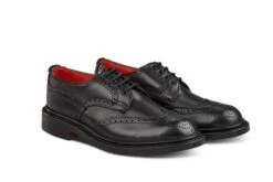 Anne Brogue Country Shoe - Black -R E Tricker Ltd anne brogue country shoe black 472876