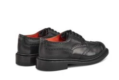 Anne Brogue Country Shoe - Black -R E Tricker Ltd anne brogue country shoe black 978457