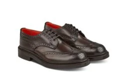 Anne Brogue Country Shoe - Espresso Burnished -R E Tricker Ltd anne brogue country shoe espresso burnished 300094
