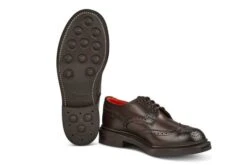 Anne Brogue Country Shoe - Espresso Burnished -R E Tricker Ltd anne brogue country shoe espresso burnished 394631