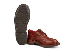 Anne Brogue Country Shoe - Marron Antique -R E Tricker Ltd anne brogue country shoe marron antique 100277