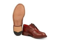 Anne Brogue Country Shoe - Marron Antique -R E Tricker Ltd anne brogue country shoe marron antique 242861