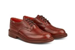 Anne Brogue Country Shoe - Marron Antique -R E Tricker Ltd anne brogue country shoe marron antique 902148
