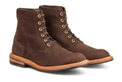 Bernwood Logger Boot - Brown Hydro Nubuck -R E Tricker Ltd bernwood logger boot brown hydro nubuck 141178