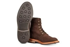 Bernwood Logger Boot - Brown Hydro Nubuck -R E Tricker Ltd bernwood logger boot brown hydro nubuck 290769