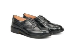 Bourton Country Shoe - Black Bookbinder -R E Tricker Ltd bourton country shoe black bookbinder 920363