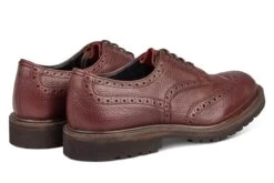 Bourton Country Shoe - Burgundy Olivvia Shrunken Grain 8 Bourton Country Shoe - Burgundy Olivvia Shrunken Grain -R E Tricker Ltd bourton country shoe burgundy olivvia shrunken grain 634570