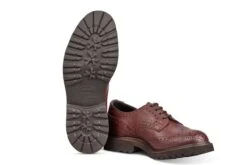 Bourton Country Shoe - Burgundy Olivvia Shrunken Grain 9 Bourton Country Shoe - Burgundy Olivvia Shrunken Grain -R E Tricker Ltd bourton country shoe burgundy olivvia shrunken grain 907645