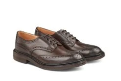 BOURTON COUNTRY SHOE - ESPRESSO BURNISHED -R E Tricker Ltd bourton country shoe espresso burnished 529279