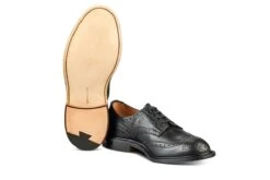 Bourton Country Shoe - Lightweight - Black Muflone -R E Tricker Ltd bourton country shoe lightweight black muflone 225967