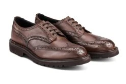Bourton Country Shoe - Lightweight - Olivvia Classic Espresso Burnished -R E Tricker Ltd bourton country shoe lightweight olivvia classic espresso burnished 210226