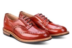 Bourton Country Shoe - Orange Bookbinder -R E Tricker Ltd bourton country shoe orange bookbinder 651484