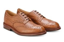 Bourton Country Shoe - Sienna Scotch Grain -R E Tricker Ltd bourton country shoe sienna scotch grain 383813