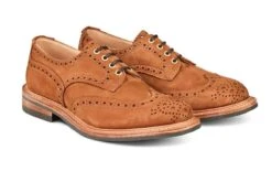 Bourton Country Shoe - Whisky Hydro Nubuck 7 Bourton Country Shoe - Whisky Hydro Nubuck -R E Tricker Ltd bourton country shoe whisky hydro nubuck 257974