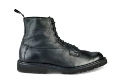Burford Country Boot - Black Olivvia Deerskin -R E Tricker Ltd burford country boot black olivvia deerskin 230197