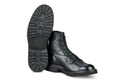 Burford Country Boot - Black Olivvia Deerskin -R E Tricker Ltd burford country boot black olivvia deerskin 643962