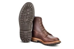 Burford Country Boot - Brown Buffalo (Tricker's Exclusive) -R E Tricker Ltd burford country boot brown buffalo 325402