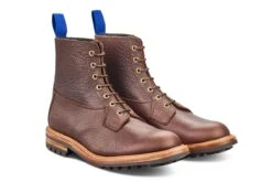 Burford Country Boot - Brown Buffalo (Tricker's Exclusive) -R E Tricker Ltd burford country boot brown buffalo 574096