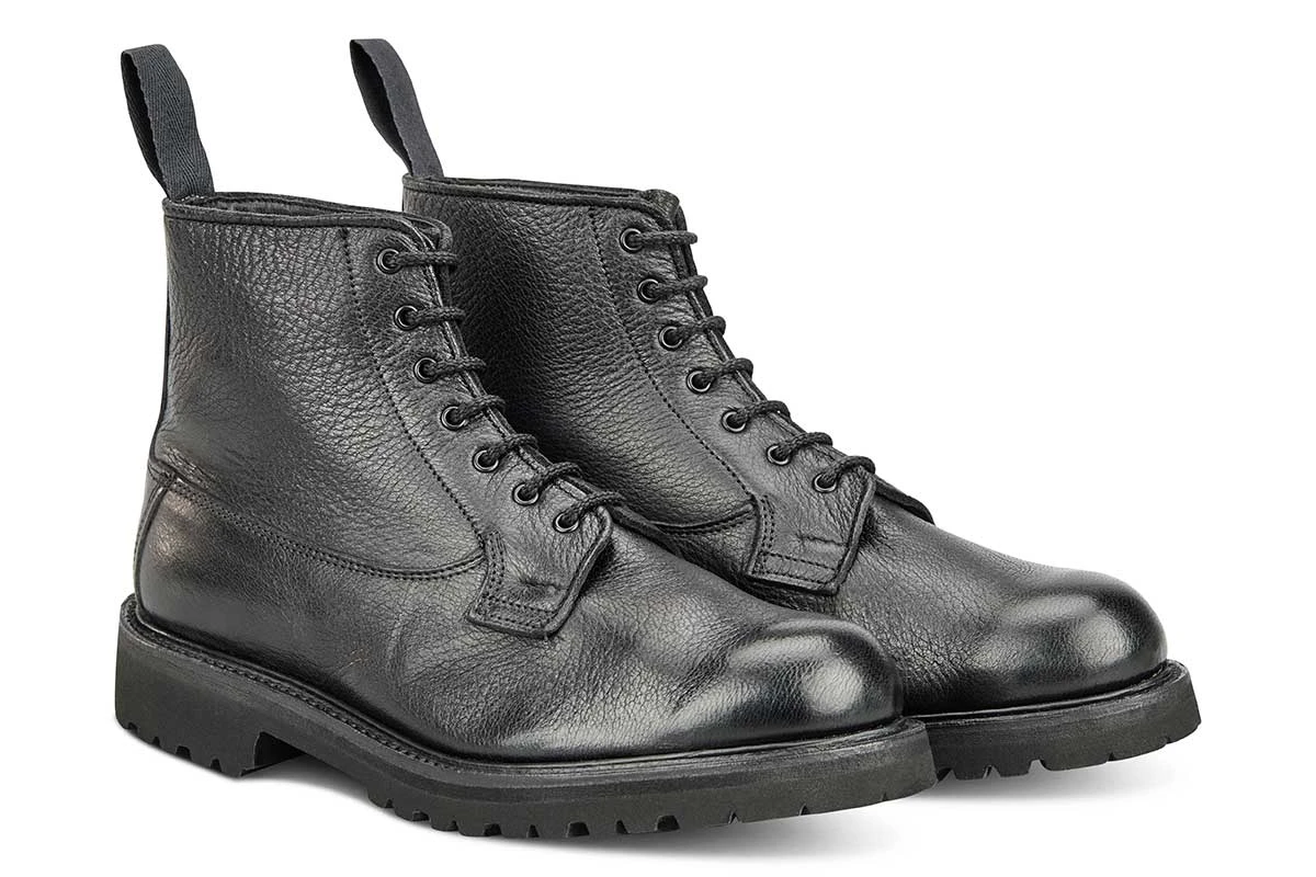 Camilla Derby Boot - Olivvia Deerskin - Black 3 Camilla Derby Boot - Olivvia Deerskin - Black - Image 3