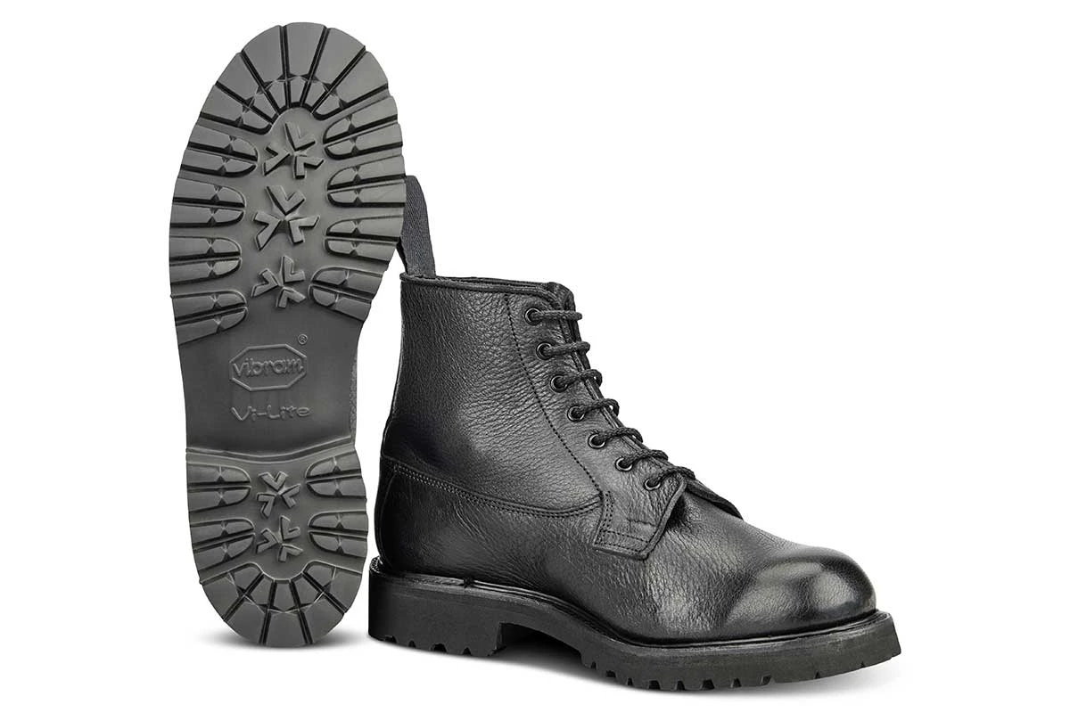 Camilla Derby Boot - Olivvia Deerskin - Black 5 Camilla Derby Boot - Olivvia Deerskin - Black - Image 5