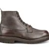 Camilla Derby Boot - Olivvia Deerskin - Brown