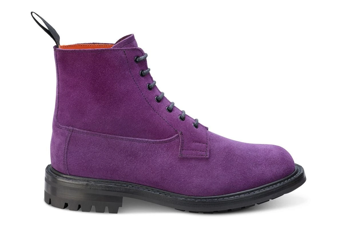 Camilla Derby Boot - Repello Suede - Violetta 1 Camilla Derby Boot - Repello Suede - Violetta