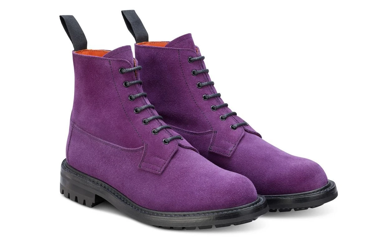 Camilla Derby Boot - Repello Suede - Violetta 3 Camilla Derby Boot - Repello Suede - Violetta - Image 3