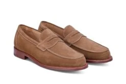 Chicago Penny Loafer - Snuff Repello Suede -R E Tricker Ltd chicago penny loafer snuff repello suede 678059