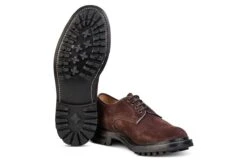Daniel Tramping Shoe - Charcoal Hairy Suede -R E Tricker Ltd daniel tramping shoe charcoal hairy suede 871529