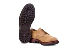 Daniel Tramping Shoe - Tan Hairy Suede -R E Tricker Ltd daniel tramping shoe tan hairy suede 306983