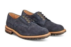 Elthea Tramping Shoe - Navy Nubuck (Tricker's Exclusive) -R E Tricker Ltd elthea tramping shoe navy nubuck 452904
