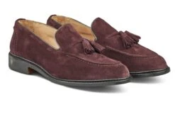 Elton Tassel Loafer - Barolo Suede -R E Tricker Ltd elton tassel loafer barolo suede 219676