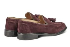 Elton Tassel Loafer - Barolo Suede -R E Tricker Ltd elton tassel loafer barolo suede 405515