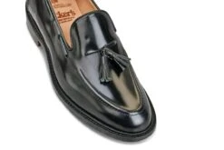 R E Tricker Ltd -R E Tricker Ltd elton tassel loafer black bookbinder 102217