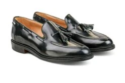 Elton Tassel Loafer - Black Bookbinder -R E Tricker Ltd elton tassel loafer black bookbinder 660938