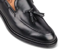 R E Tricker Ltd -R E Tricker Ltd elton tassel loafer black box calf 723281