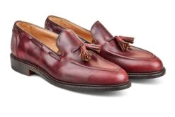 Elton Tassel Loafer - Burgundy Cutter 7 Elton Tassel Loafer - Burgundy Cutter -R E Tricker Ltd elton tassel loafer burgundy cutter 286140