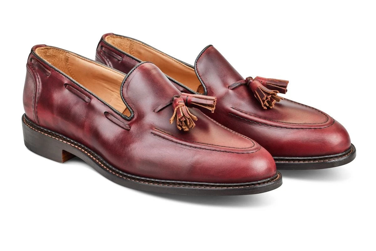 Elton Tassel Loafer - Burgundy Cutter 3 Elton Tassel Loafer - Burgundy Cutter - Image 3