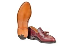 Elton Tassel Loafer - Burgundy Cutter 9 Elton Tassel Loafer - Burgundy Cutter -R E Tricker Ltd elton tassel loafer burgundy cutter 378588