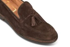 R E Tricker Ltd -R E Tricker Ltd elton tassel loafer coffee suede 521884